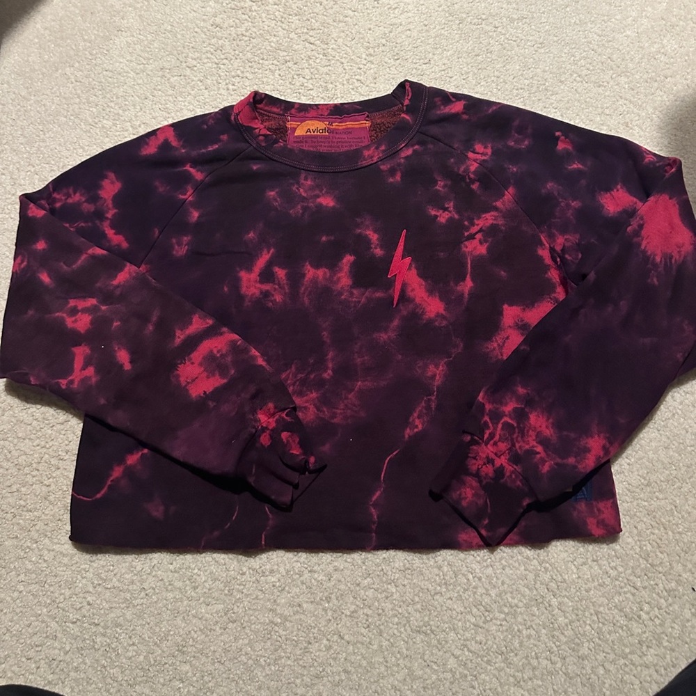 Aviator Nation Tie Dye Crewneck